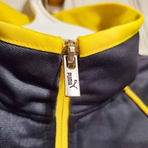 NWT Puma boys grey and yellow jacket Size 5 - Picture 3 of 4